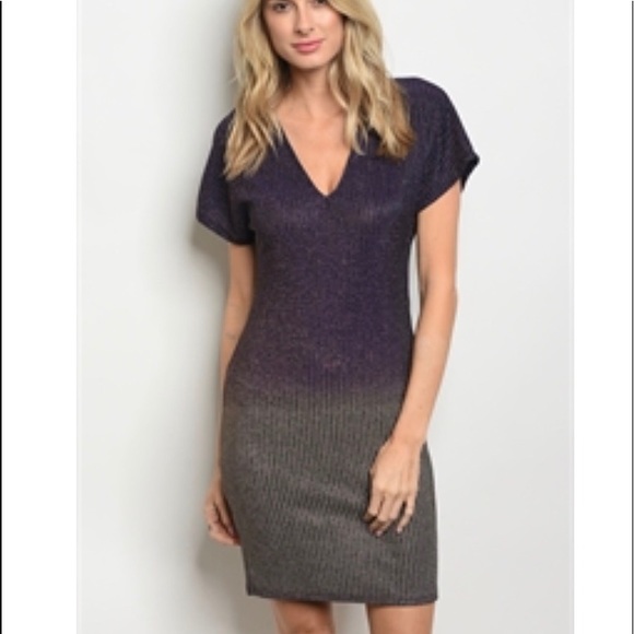 ๐ Gold Shimmer Dress - Picture 2 of 4